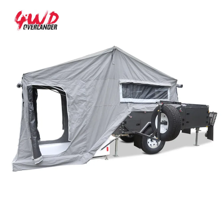 100% Australia Standard Auto Open Rear Folding Off Road Camper Trailer for Sale