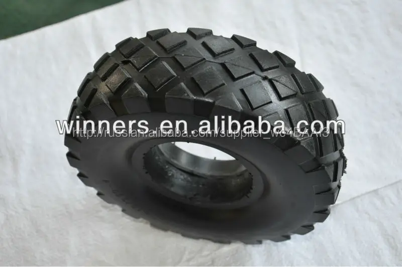 250 мм твердое колесо 4.10 / 3.50-4 пу шин