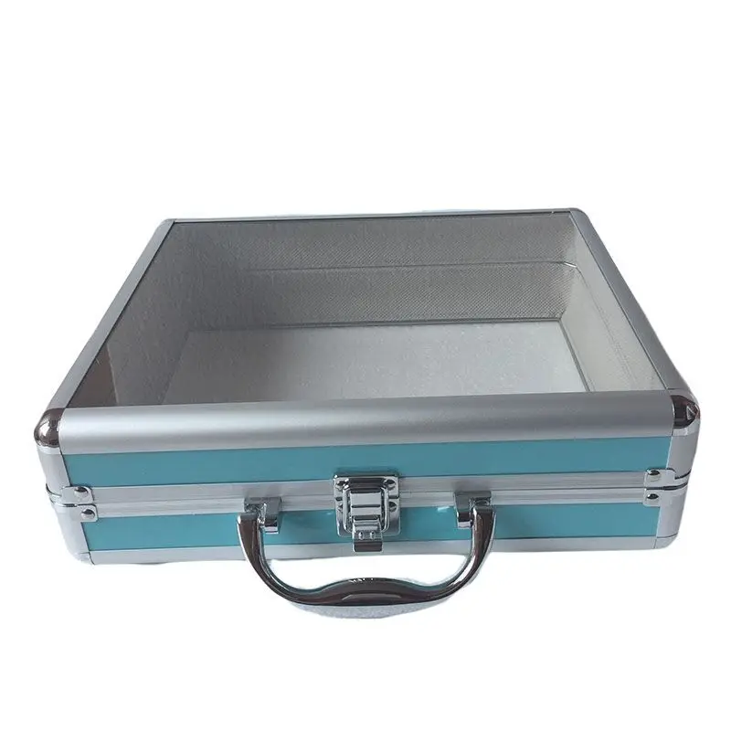 Custom Transparent Clear Briefcase Makeup Acrylic Case  Vanity Box