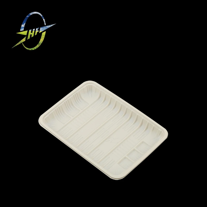 Disposable Corn starch Bioplastic Plates for Sale