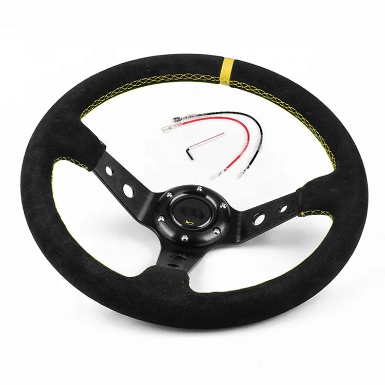 Aluminum 6 Bolt Pattern Deep Dish Racing Custom Steering Wheel