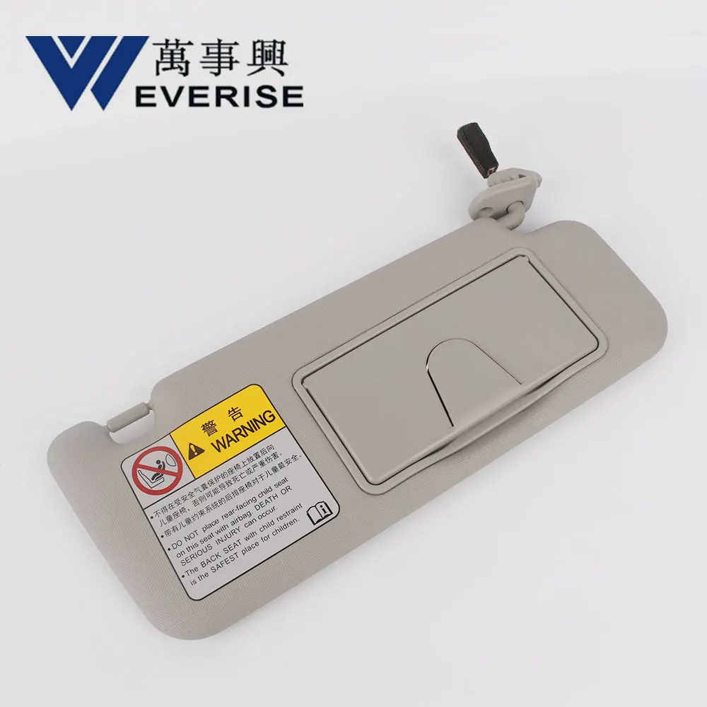 
Custom front auto sun visor sunshade with mirror and light 