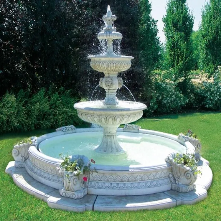 Cheap White Marble Natural Stone Wall Fountains