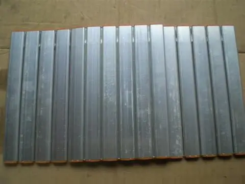 flexible rolling curtain shield guard shield aluminum bellows cover