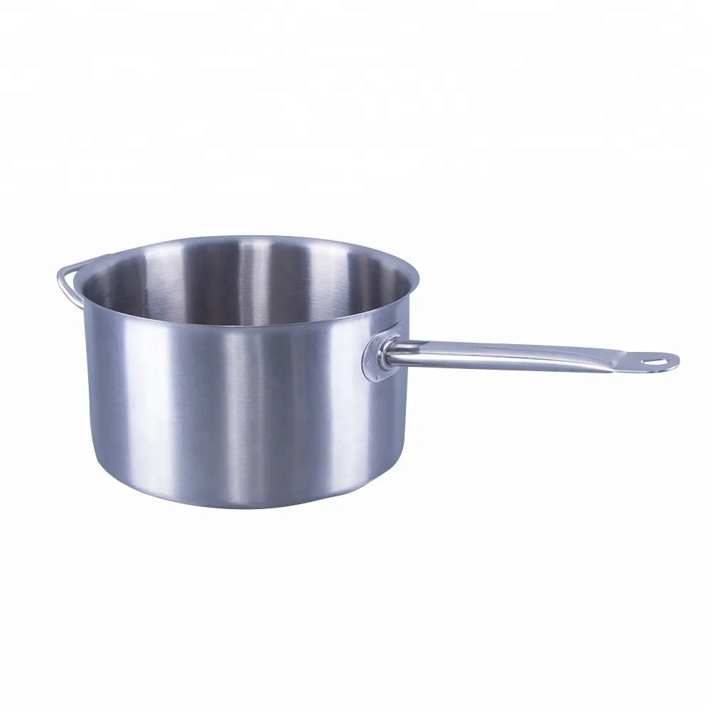 Pots Cookware Sets Polish Finished Cooking Pot Aluminum and SS430 Stainless Steel All-season 03 Style SS443, SS304 28*16cm 0.6mm