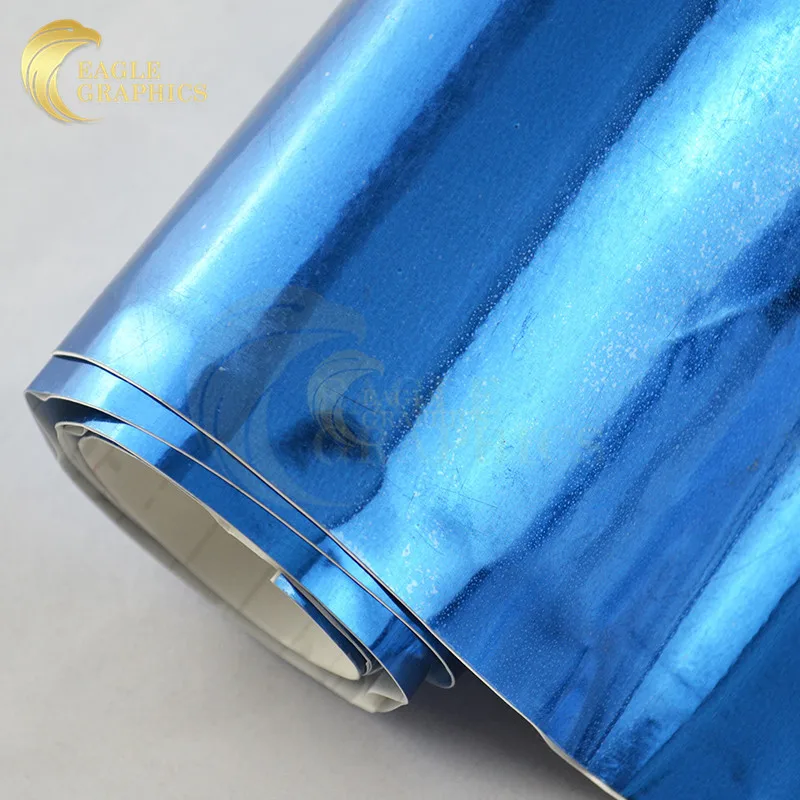 Self Adhesive Chrome Vinyl Car Wrap for Car Body  Decoration