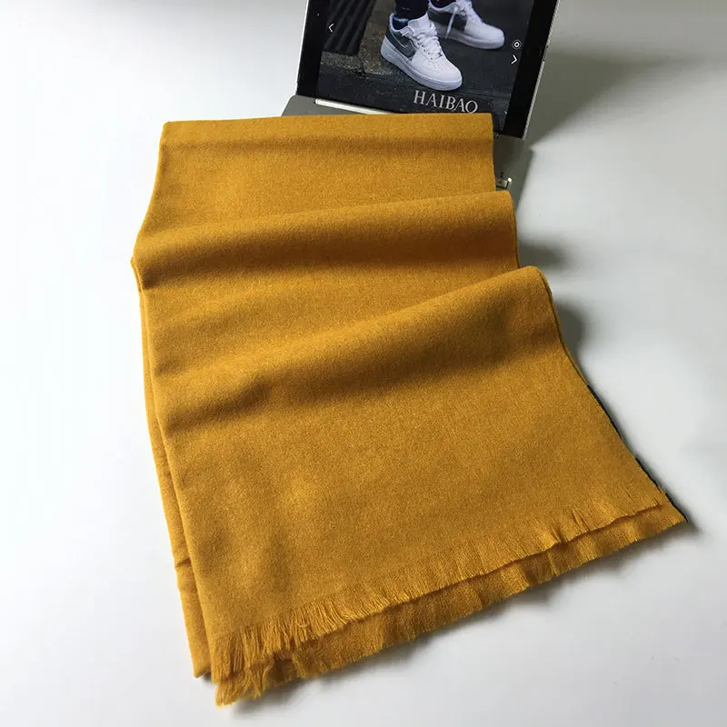 100% Cashmere Solid Color Shawls Kashmir Pashmina Scarf