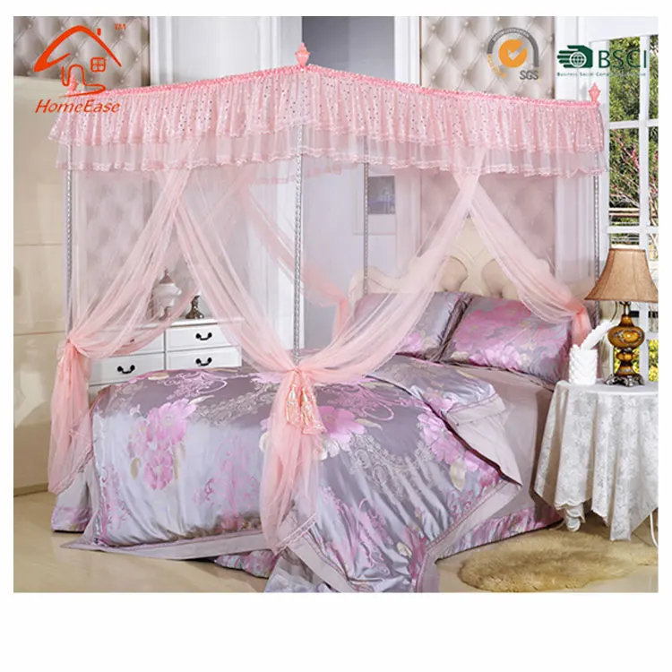 Round Lace Curtain Dome Bed Canopy Netting Mosquito Net