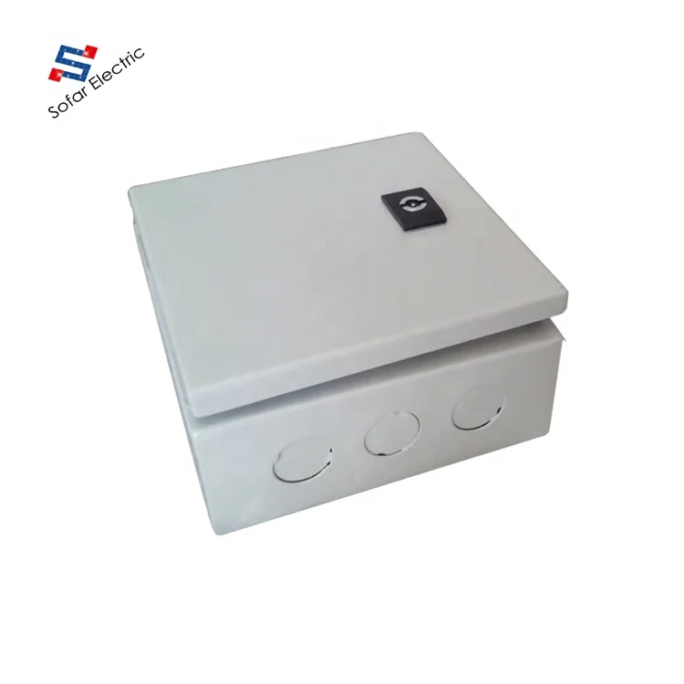 IP65 waterproof outdoor metal enclosures 200x200x100mm