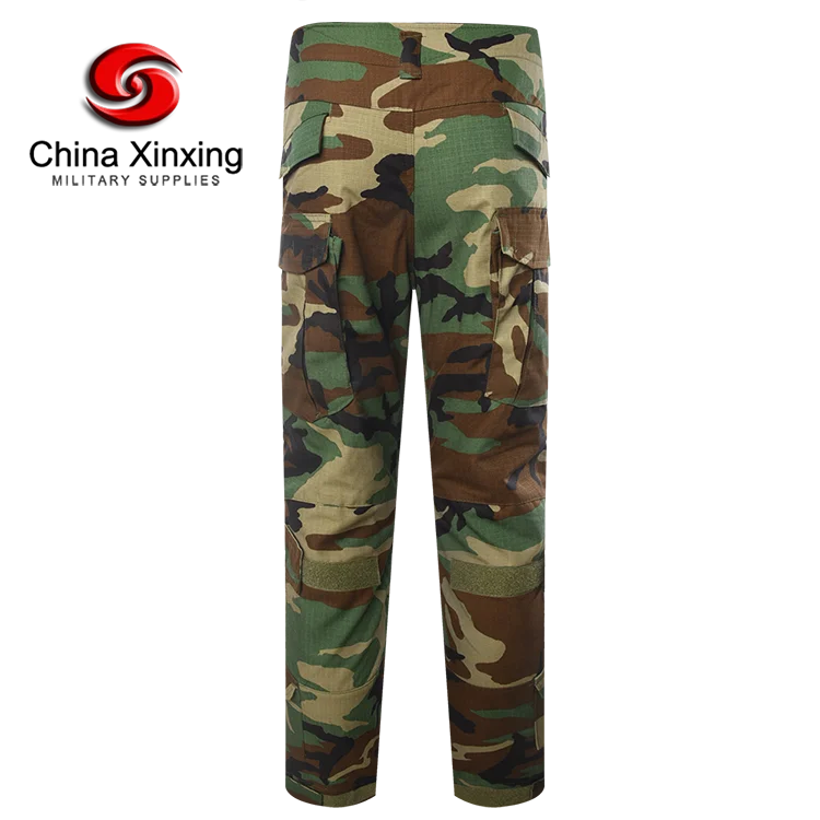 Tactical Uniform XINXING GUANGZHOU TU02  Security Guard Uniforms Tactical Woodland Camouflage Uniform