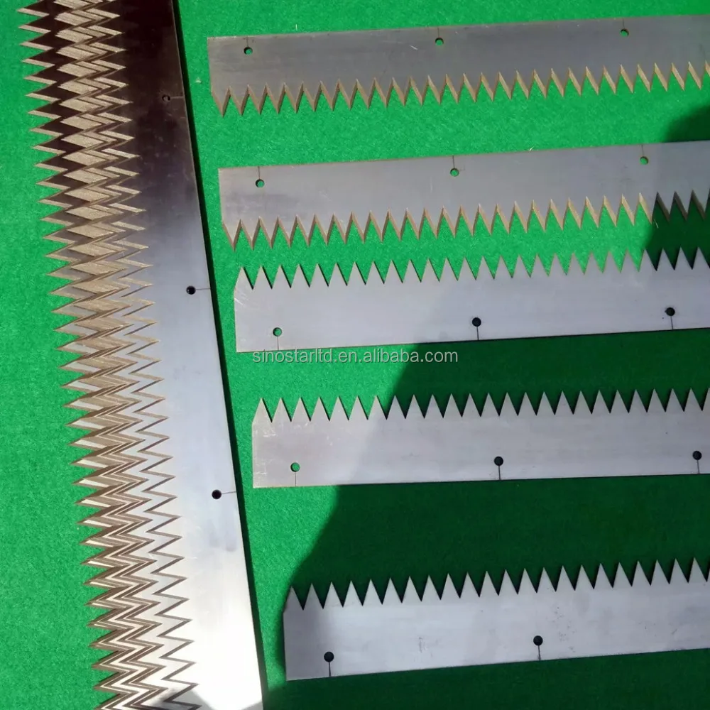 serrated blade for packing machine