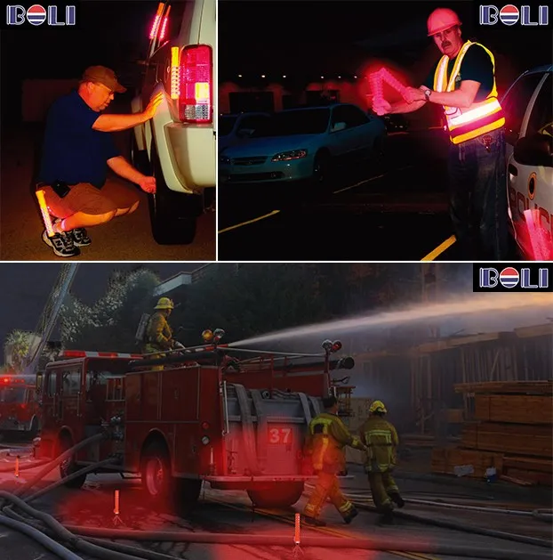 Security traffic warning light supplies led road flare