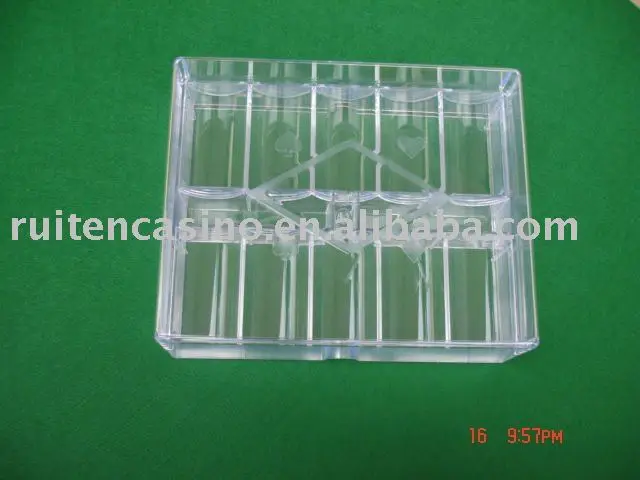 Прозрачный лоток с чипом 200 карат