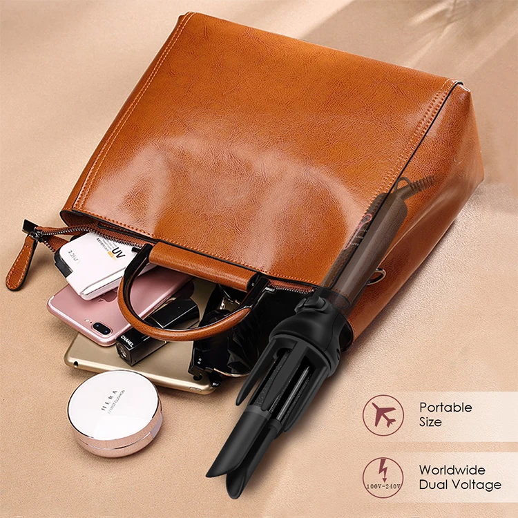 
Amazon Top Sell Automatic Rotating Hair Curling Iron 