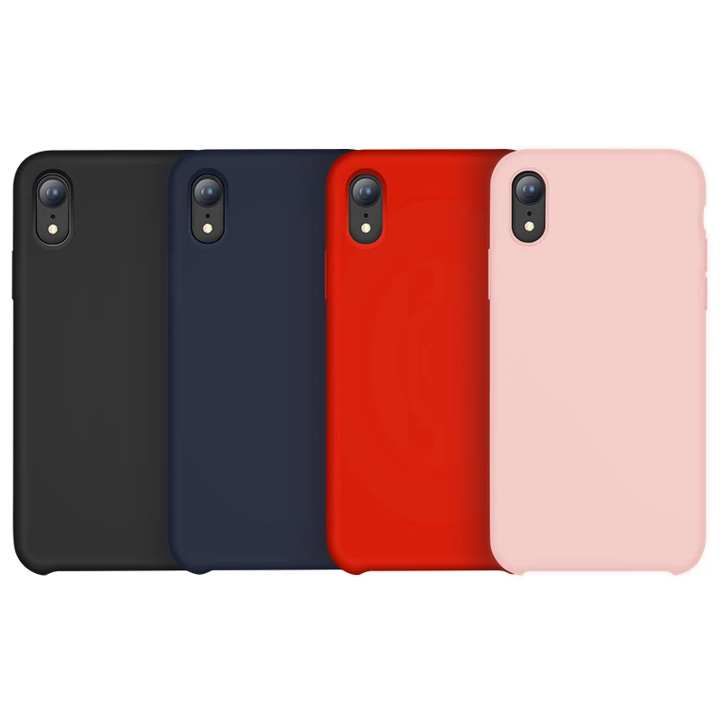 Hoco Microfiber Oil Painting Shell For IPhoneXR Pink Phone Case