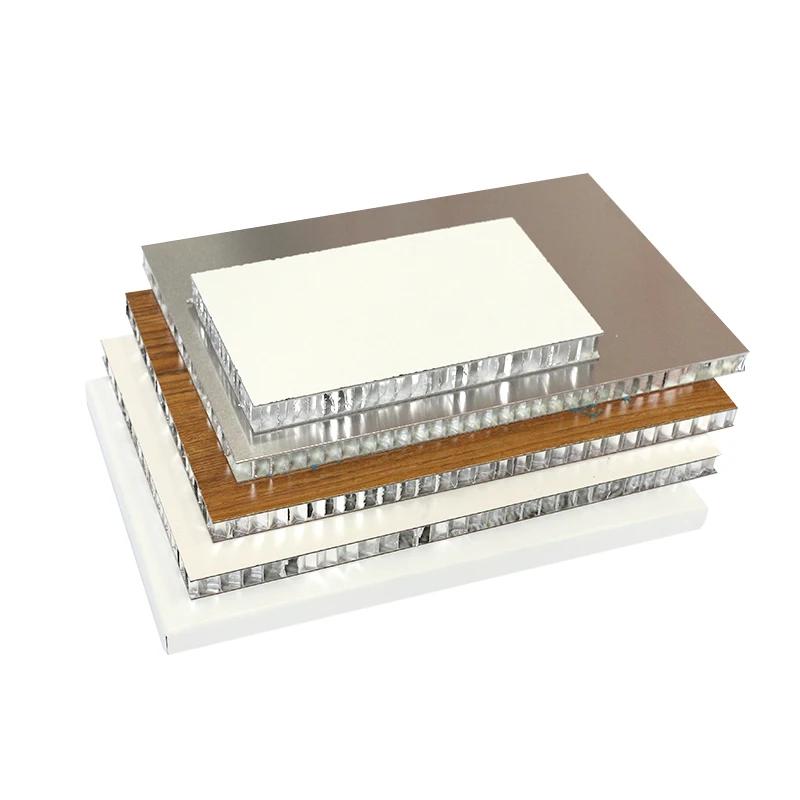
PE PVDF HPL PVC stone marble aluminum honeycomb panels for curtain wall decoration 