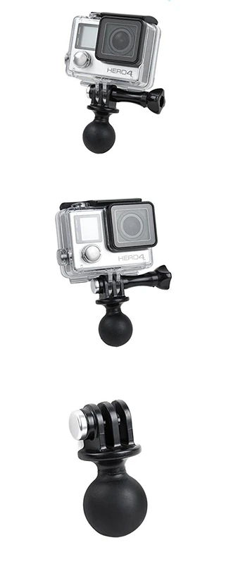 2018 RAM Mount Tripod Ball Head Base 360 Degree Rotation for GoPro Hero 4 3+