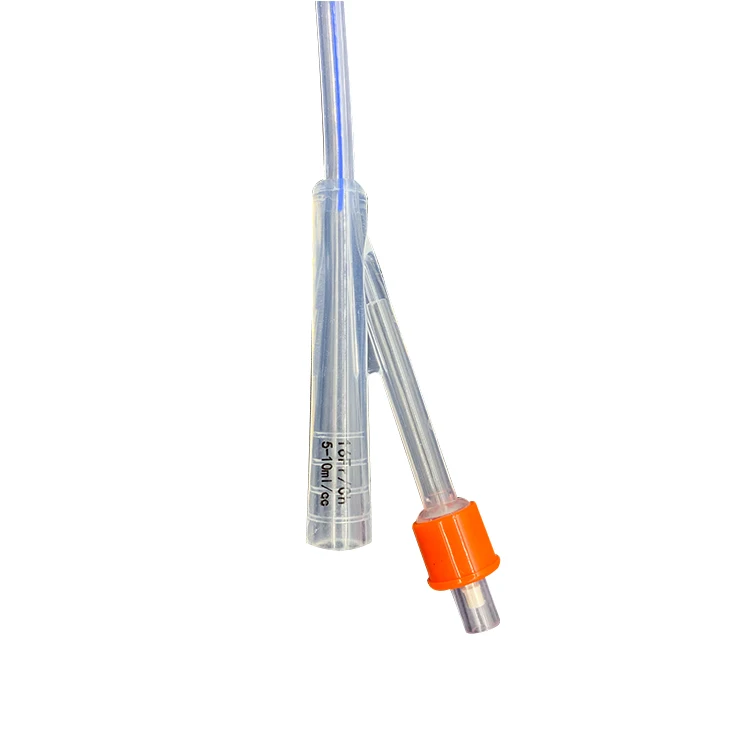 
3-way silicone 100% medical foley catheter 