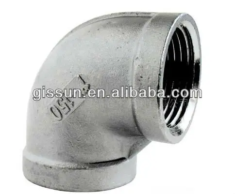 inox asme 316l forged pipe fittings 90 deg elbow
