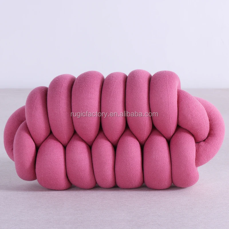 Instagram Photography Props Colorful Knot Pillow Acrylic Customized Hot-selling Sofa Knot Cushion Pillow