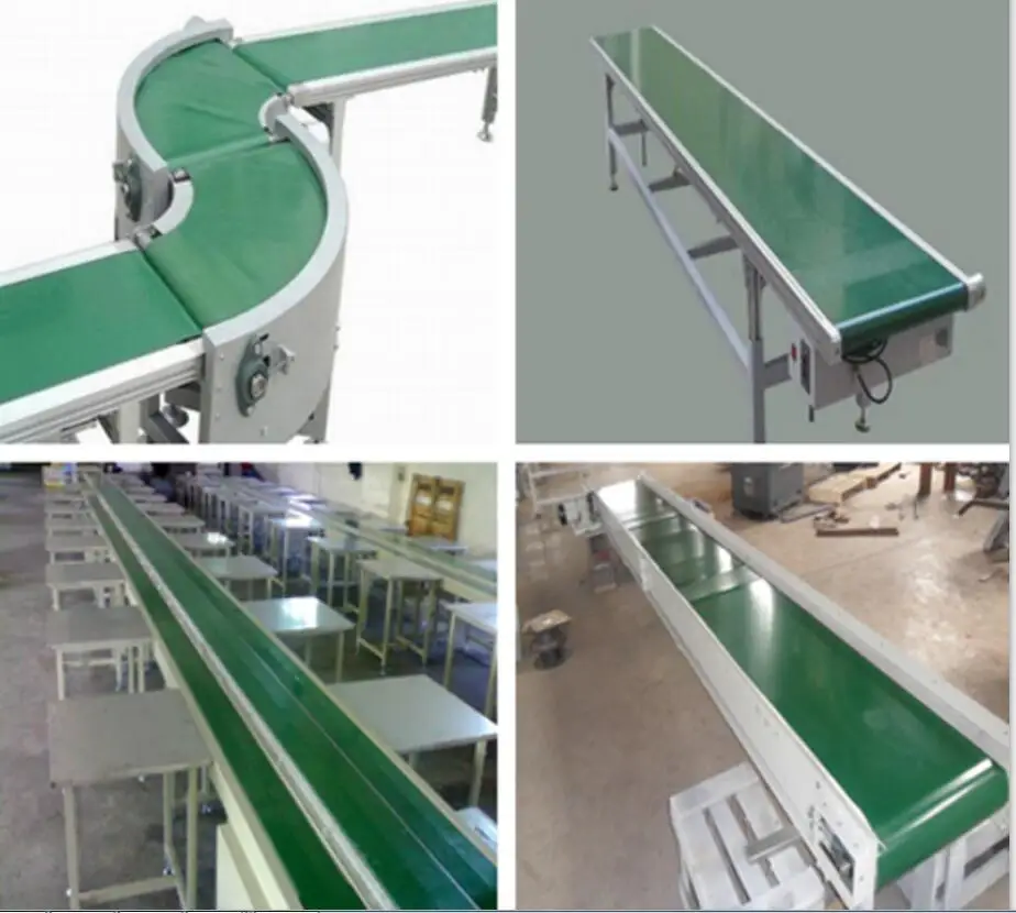 Rubber PVC drive conveyor belt for worktable