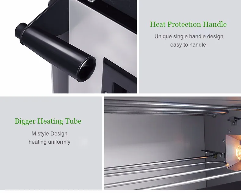 high quality chinese kitchen equipment electric bread baking oven pizza