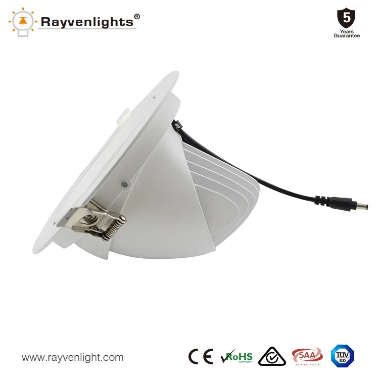 40W Dimmable LED Gimbal Downlight SAA led lighting CE proved round rotated ceiling downlight
