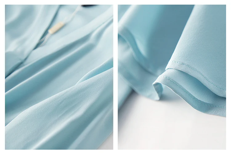 2023 fashion beautiful blouses for women long sleeve ladies casual apparel factory oem silk ladies blouses shirt