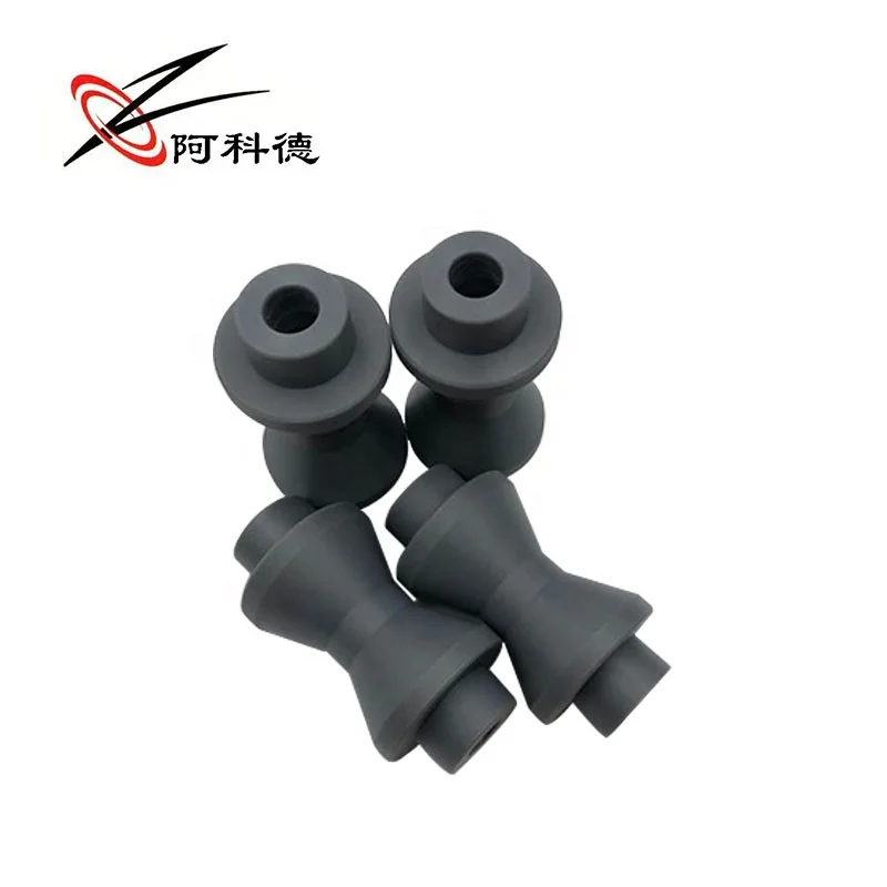 V groove plastic nylon wire rope pulley High wear resistance grey nylon graphite guide rail wheel sheave rail rolling