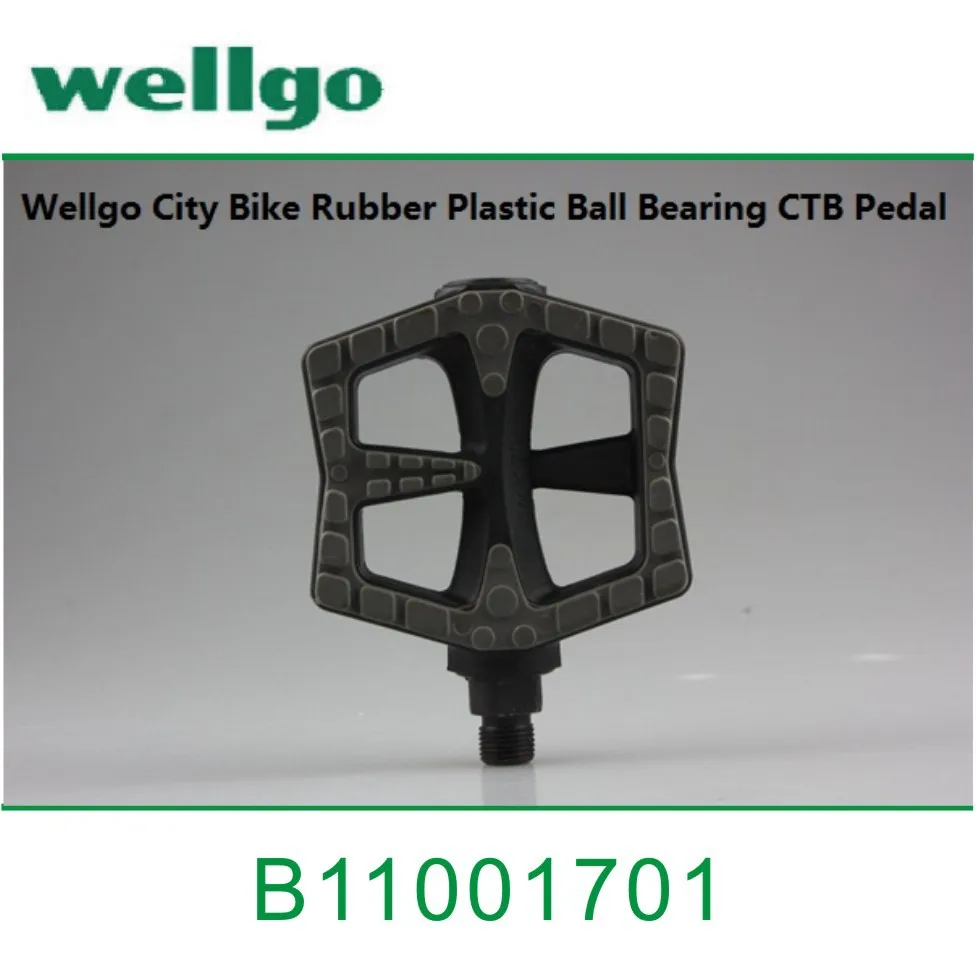 Wellgo City Bike Rubber Cheap Plastic CTB Bicycle Pedal