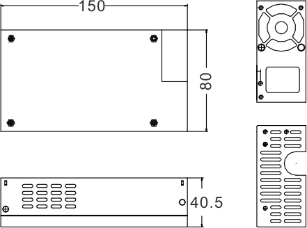 Factory Sale OEM ODM meiji / Leadway Active PFC 80 Plus 200W ATX Flex Power Supply for POS AIO system LWP-F200