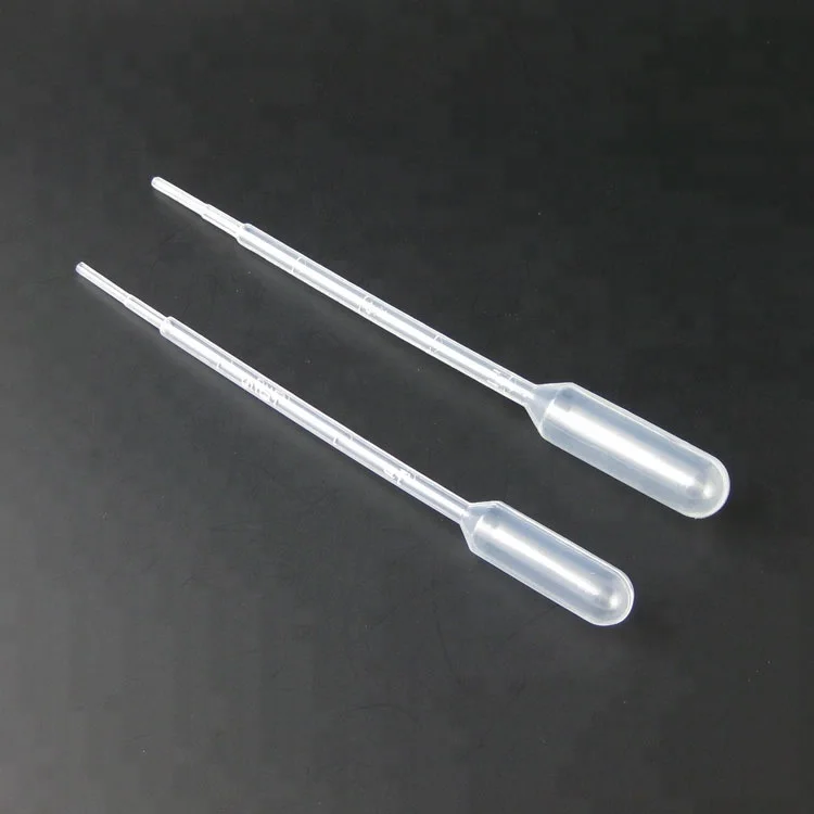 Disposable Plastic Pasteur Pipette 0.5ml, 1ml, 2ml, 3ml, 5ml