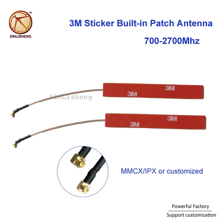 Customized 3M Sticker Built-in CDMA 2.4G 4G GSM Patch Antenna