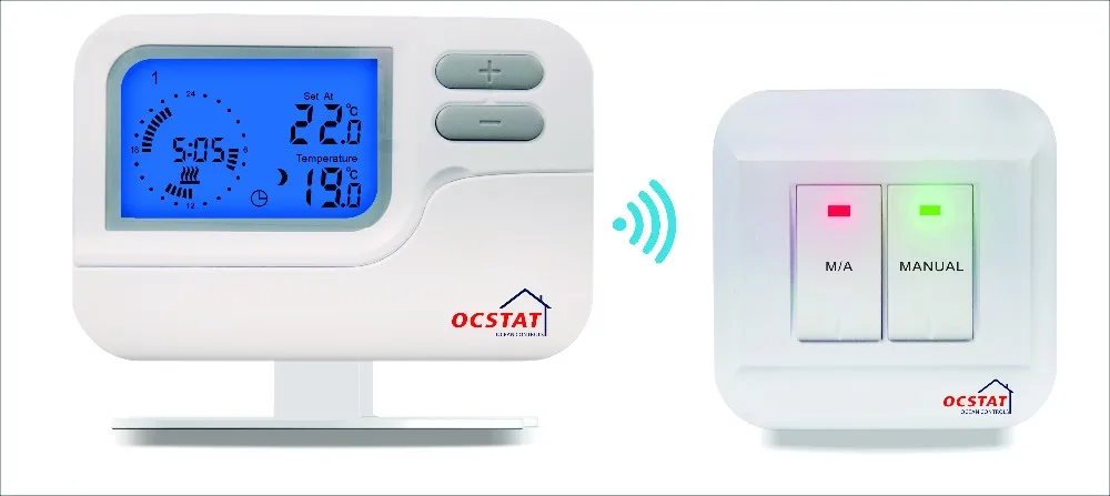 The Radio Frequency Weekly Programming Heating Room Thermostat For Boiler