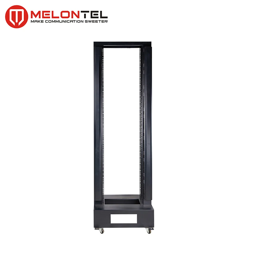 MT-6031 High Quality 19 Inch 1 Column Open Rack Black/Grey 42U Open Rack Cabinet