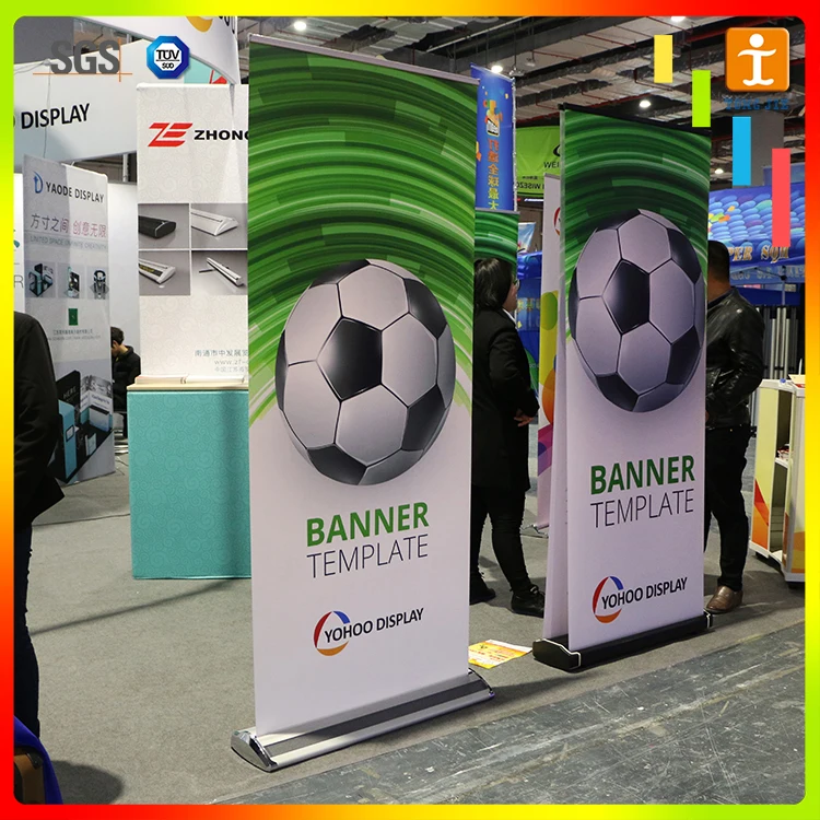 
Aluminum display rack trade show display roll up standees 