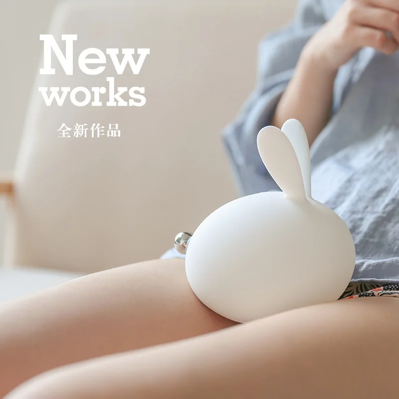 Newest modern Children Night Light Lamp Soft silicone Touch color changing LED Lamps Cute Bunny Rabbit for kids bedroom