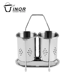 spoon and chopsticks storage stainless steel cutlery holder for table