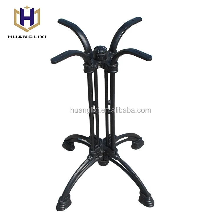 Design Support Cast Iron Dining Table Leg Black Furniture Wrought Iron Table Base