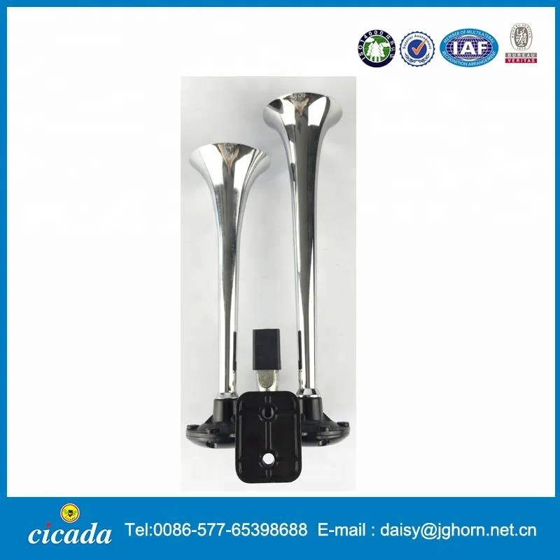 Dual long trumpets Seger air horn for truck