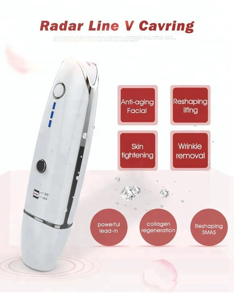 Best personal use V-MAX radar line V face lift skin tightening hifu portable machine
