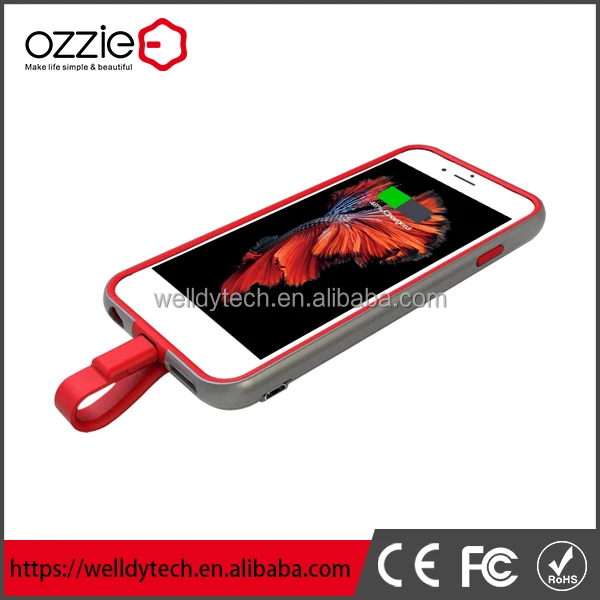 Оптовая внешний универсальный банк мощности зарядного устройства портативный смарт зарядное чехол для iphone