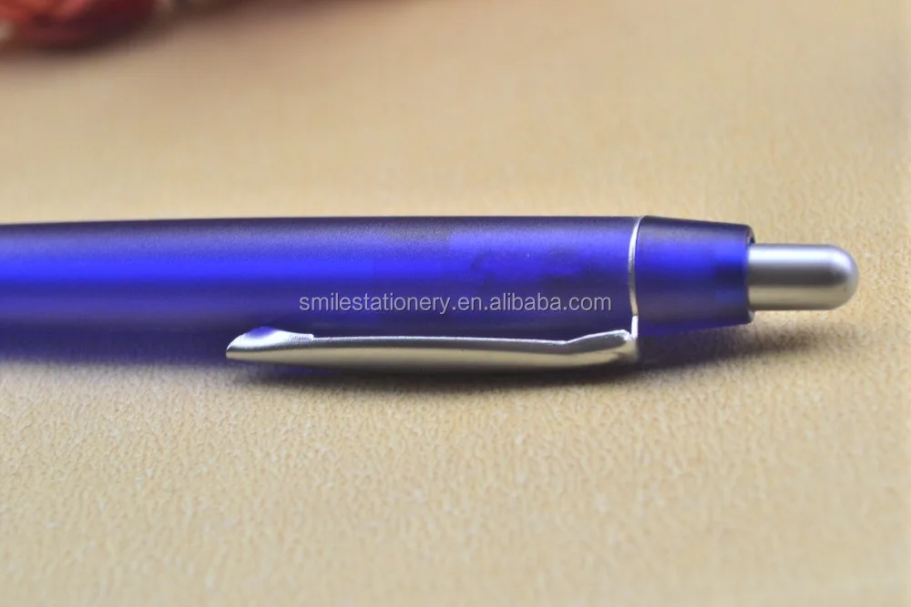 plastic pen and mechanical pencil set metal clip with case