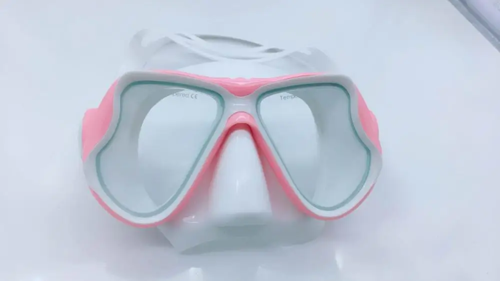 
Silicone Scuba Diving Equipment Mask Snorkel Glasses Set With Anti Fog Goggles 