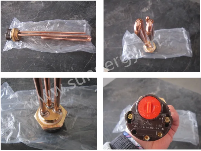 Термостат прикручиваемая цилиндрическая водный нагреватель медный погружным нагревателем