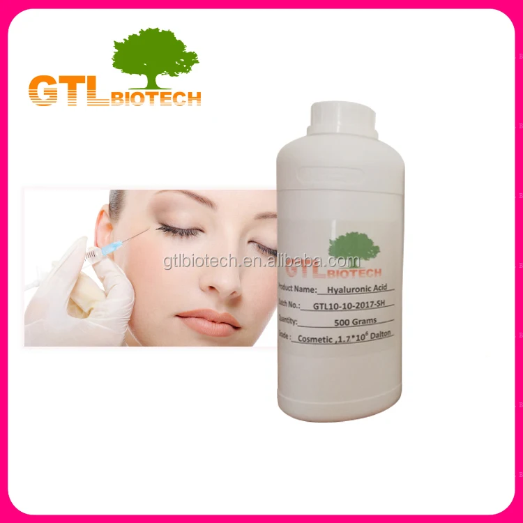 
Manufacturer Supply Cosmetic Grade Hyaluronic Acid Powder 