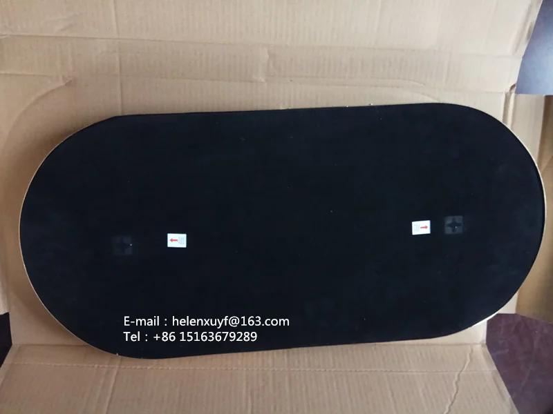 Living room 60x28cm Modern Brass edge metal frame oval mirror wall mirror