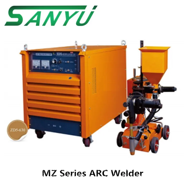  Shanghai Sanyu 2018 Инвертор постоянного тока 3 фазы 380V mz 1000/1250 автоматическая сварочная машина для дуговой сварки под флюсом