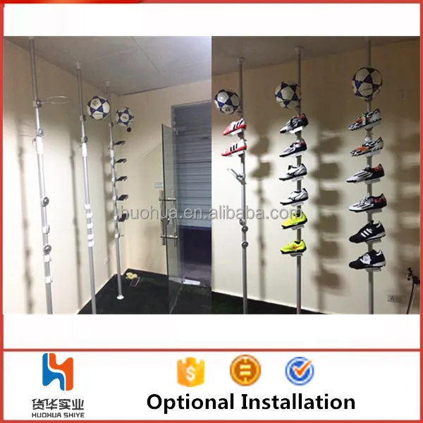 huohua hot sale saving space floor standing shoe shelves