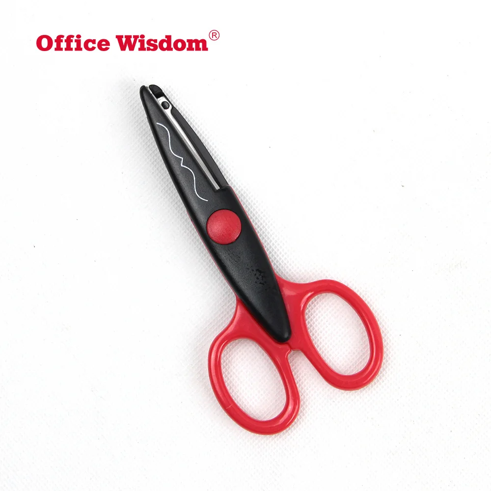 
Hot Selling DIY Craft Decorating Scissors/ Big Wave Scissors for Cutting Photo 